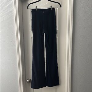 Navy Flare leggings size 6
